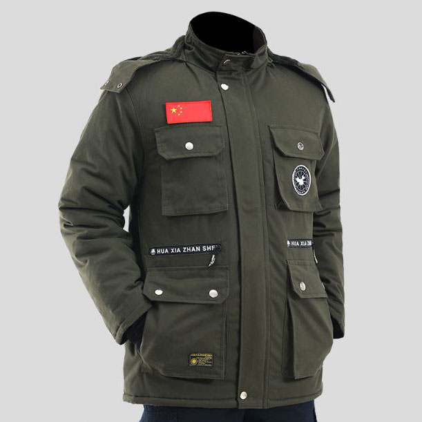 Militar Style Camouflage Coat